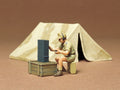 Tamiya Military Miniatures 1:35 Scale WWII German Africa Corps Tent Set - 35074