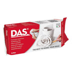 DAS Air Drying White Modelling Clay 500g Bar Pack For Modeling And Sculpting