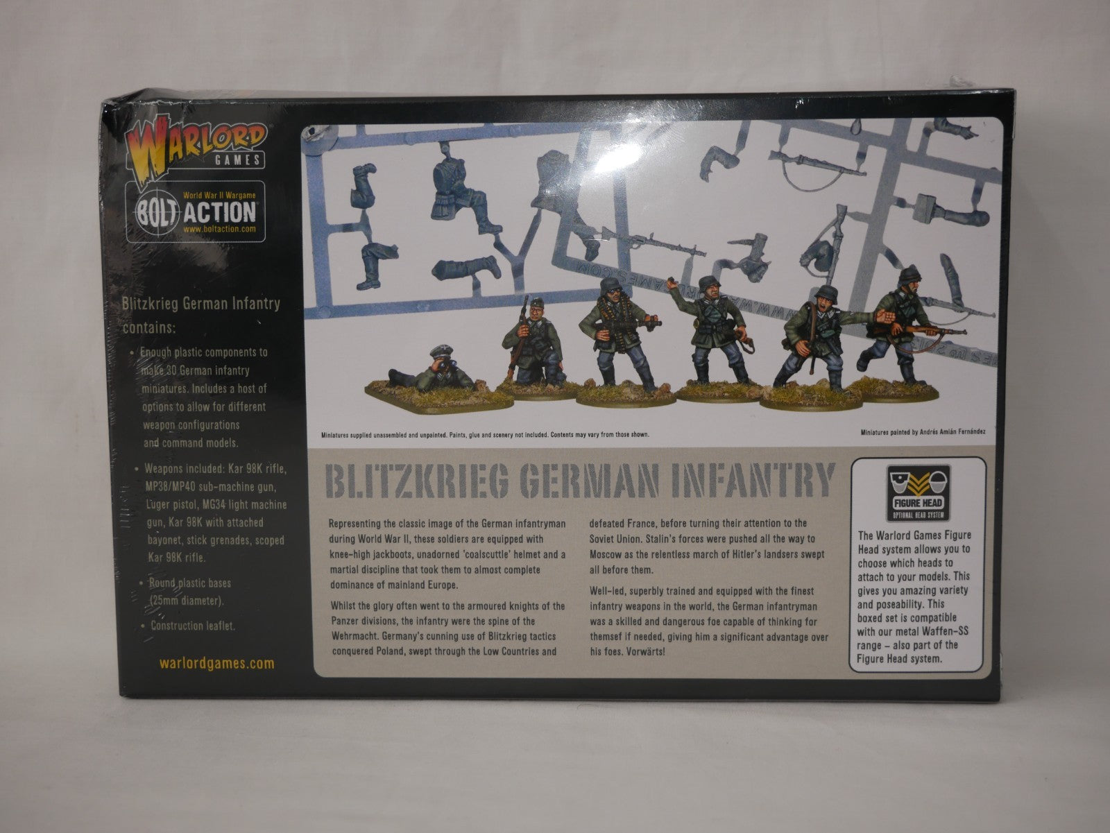 Warlord Games Bolt Action 1:56 Scale WWII Blitzkrieg German Infantry - 402012012