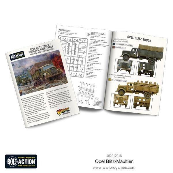 Warlord Games Bolt Action 1:56 Scale WWII German Opel Blitz/Maultier - 402012018