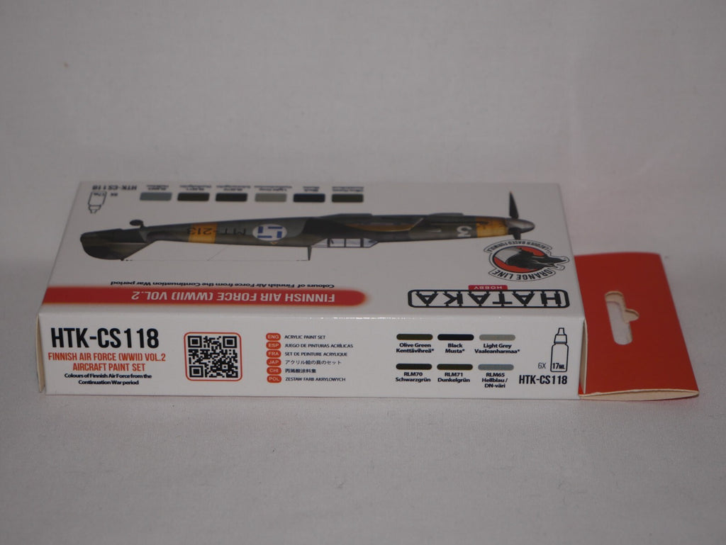 Hataka Orange Line Lacquer Based Formula Finish Air Force WWII Vol.2 - HTK-CS118