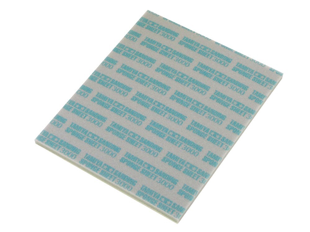 Tamiya Single Piece Flexible Sanding Sponge Sheet 3000 Grit (114 x 140mm) 87171
