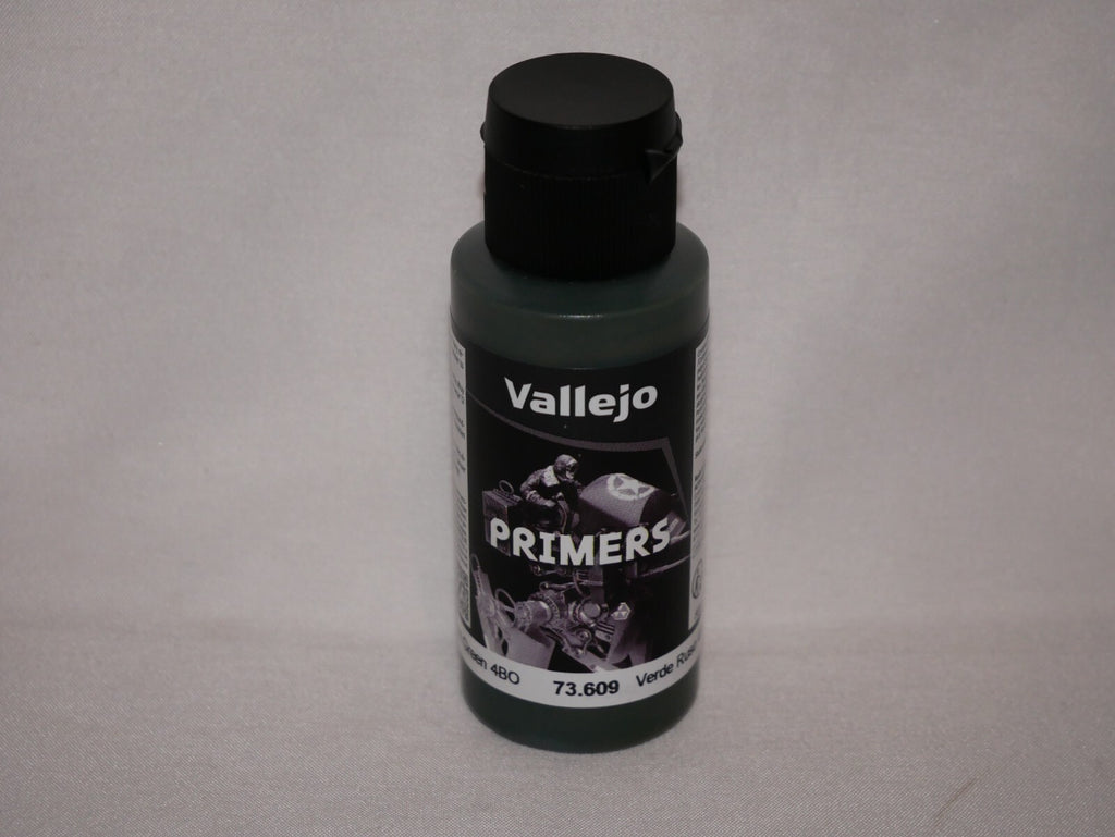 Vallejo Polyurethane Surface Primers Russian Green 4BO 60ml Bottle - 73.609