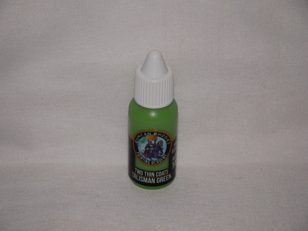Duncan Rhodes Painting Academy 'Two Thin Coats' Talisman Green 15ml Bottle 10104