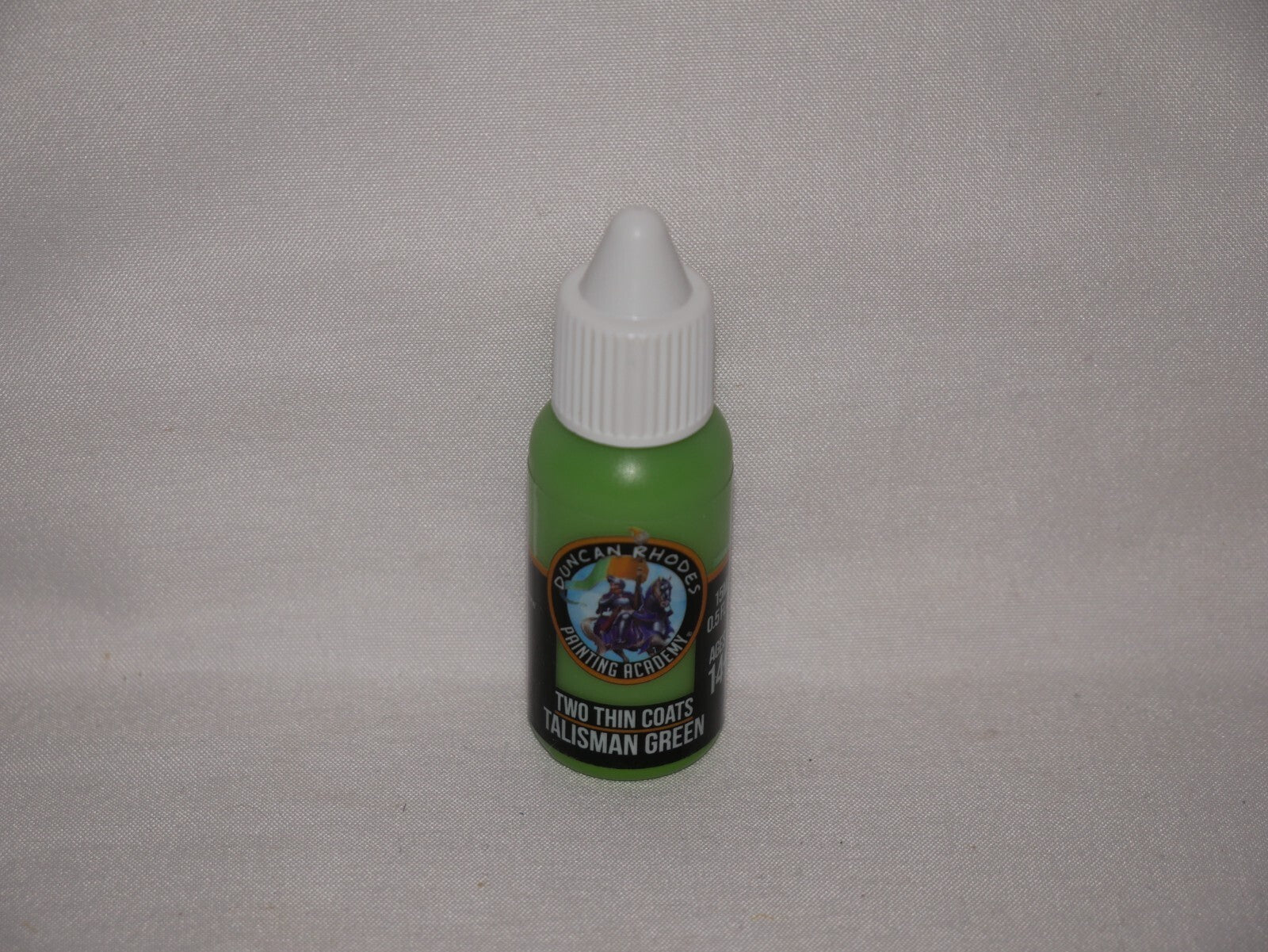 Duncan Rhodes Painting Academy 'Two Thin Coats' Talisman Green 15ml Bottle 10104