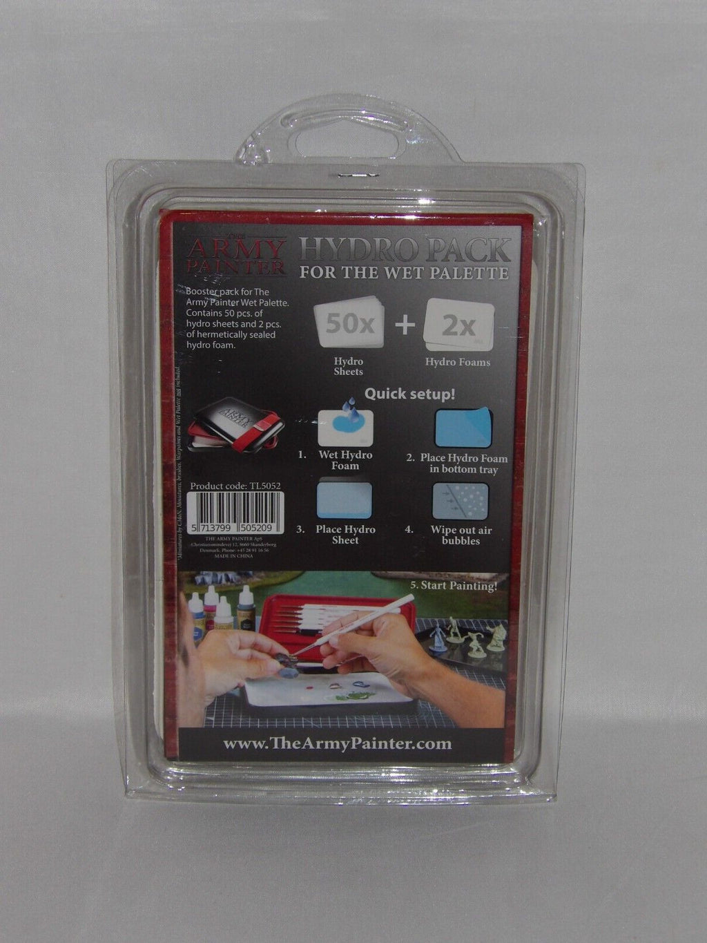 The Army Painter Miniature Wargaming Hydro Pack & Wet Palette Accessory - TL5052