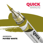 AK Interactive Acrylic Quick Gen Markers For Tabletop Wargaming Putrid White - AKMQ024