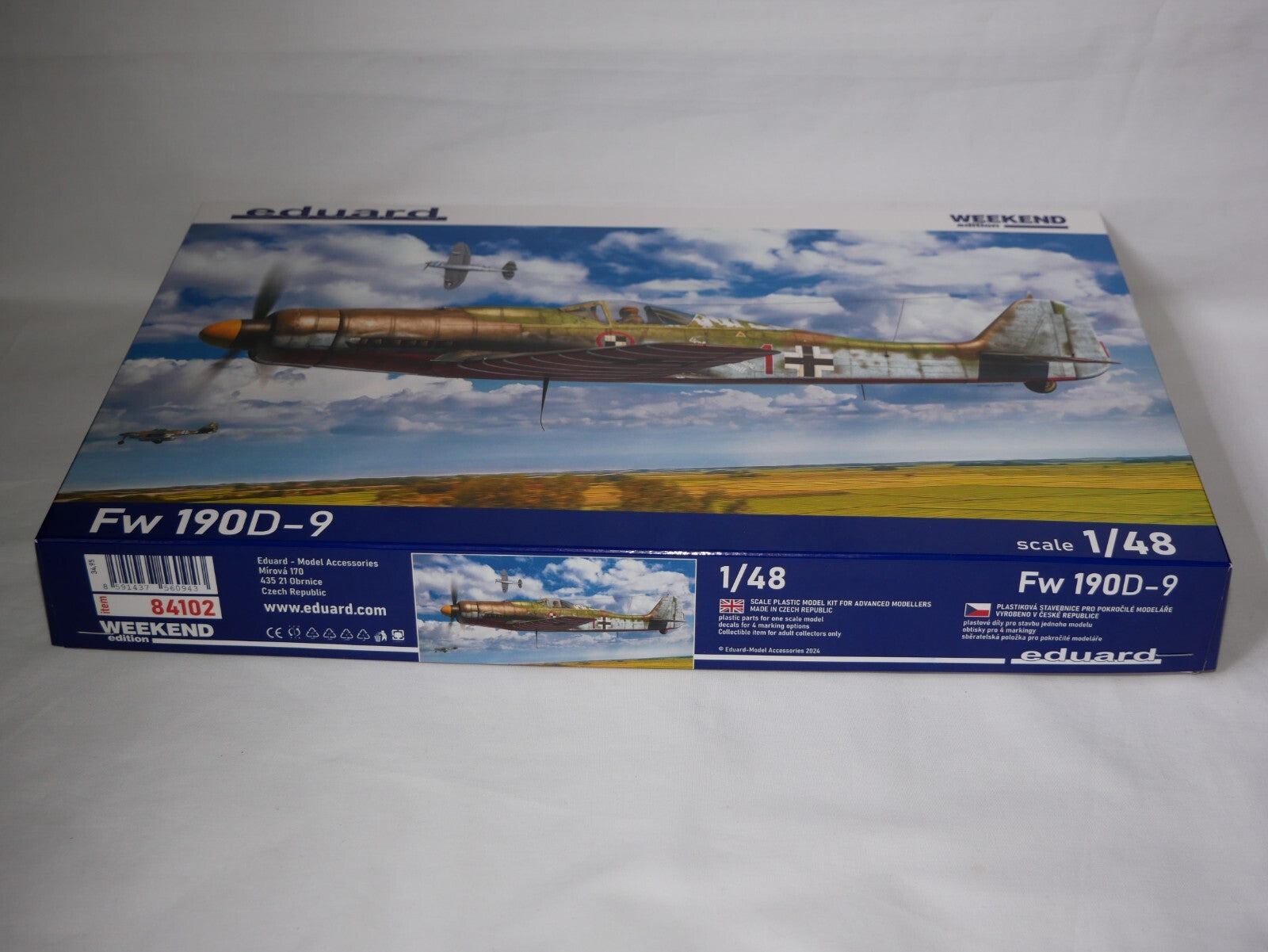 Eduard 1:48 Scale Plastic Model Kits Focke-Wulf Fw 190D-9 Weekend Edition - 84102