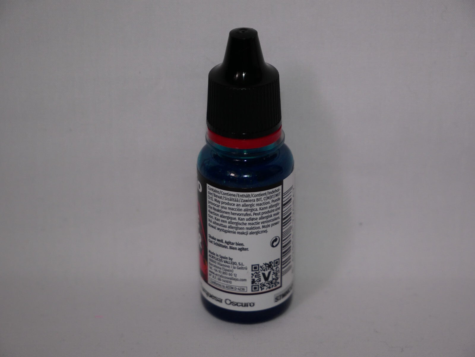 Vallejo Game Color Acrylic Inks Range Dark Turquoise 18ml Dropper Bottle 72.084