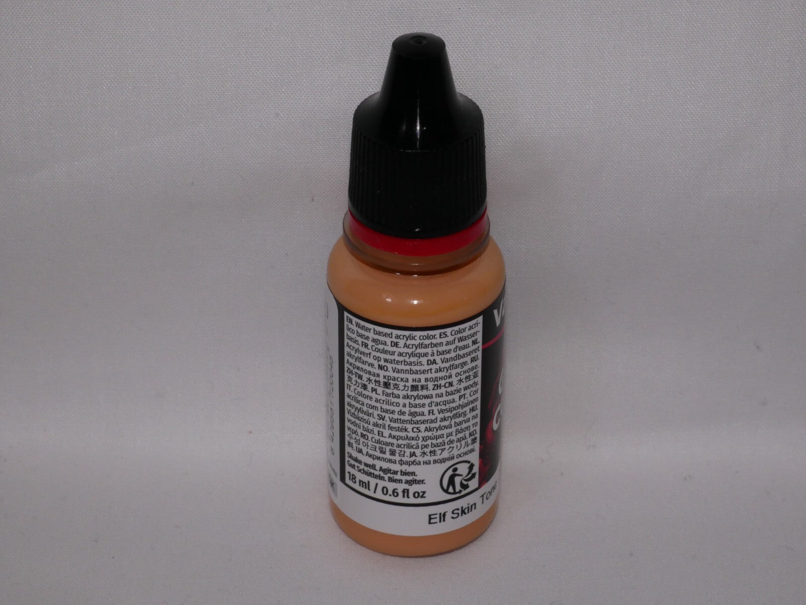 Vallejo Game Color Acrylic Elf Skin Tone 18ml/0.6 fl oz Dropper Bottle - 72.004