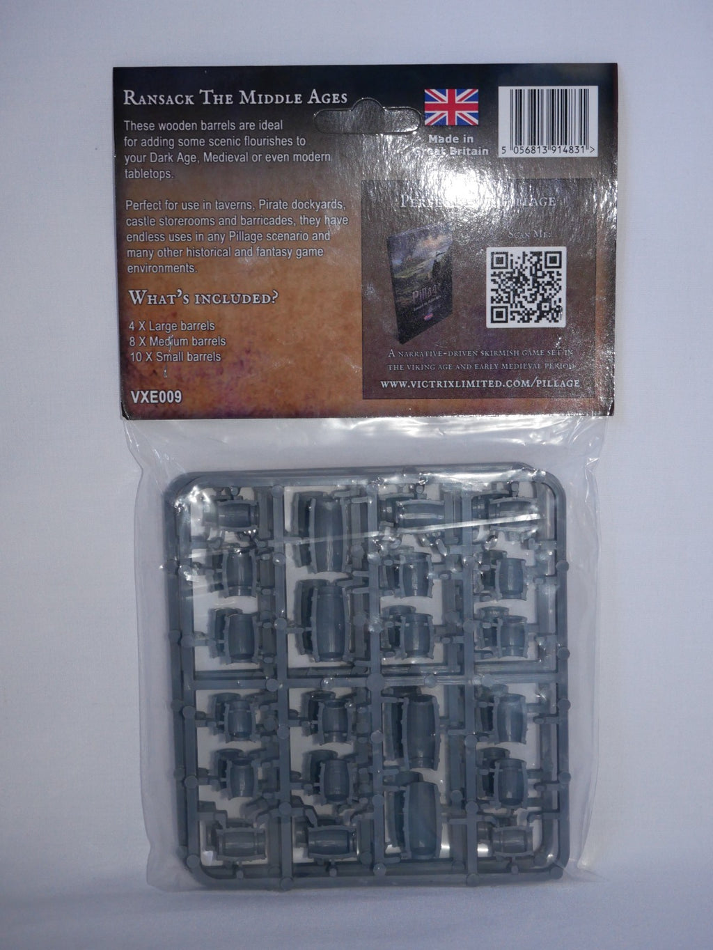 Victrix Ltd Pillage Ransack The Middle Ages 28mm Hard Plastic Barrels - VXE009