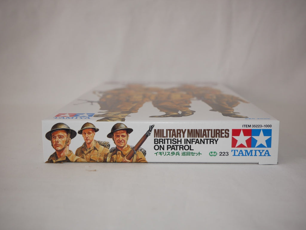 Tamiya Military Miniatures 1:35 Scale WWII British Infantry On Patrol - 35223