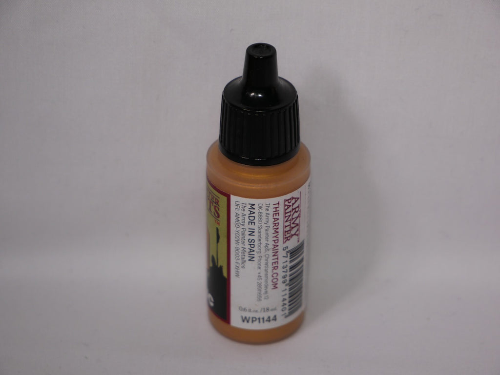 The Army Painter Warpaints Metallics Bright Gold (18ml) Dropper Bottle - WP1144