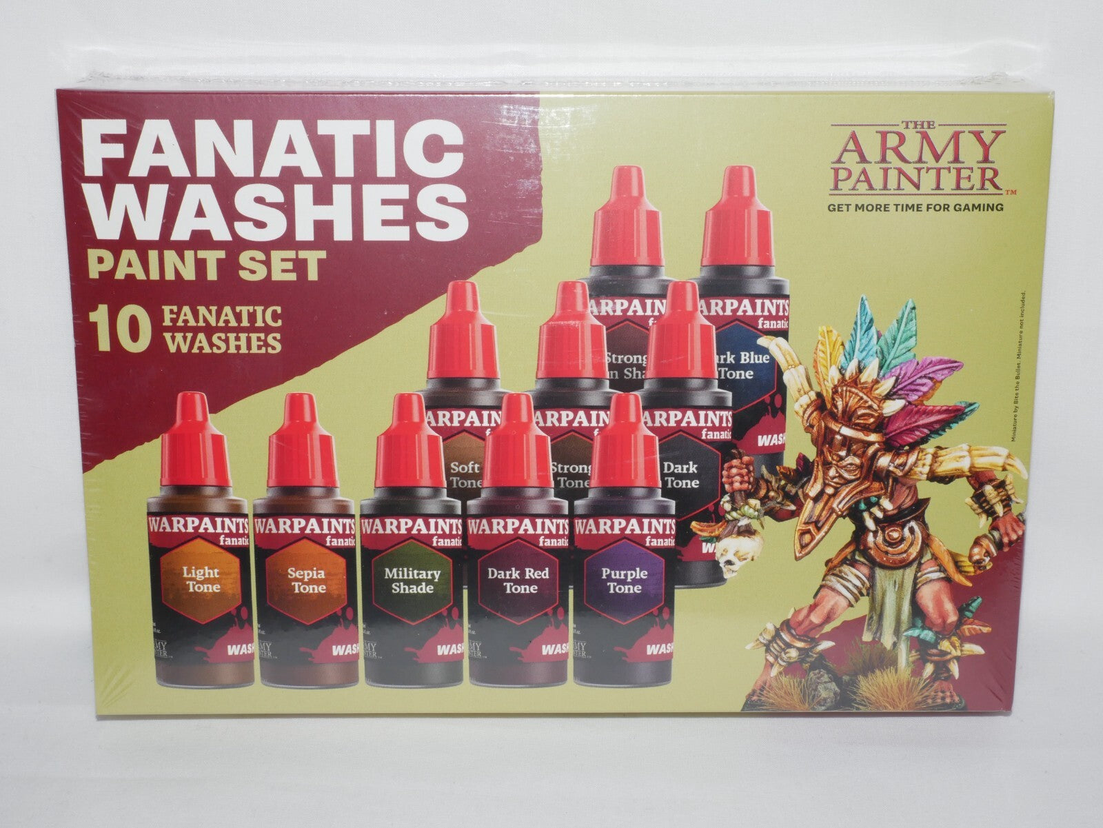 The Army Painter Warpaints Fanatic Range Washes Paint Set (10 Colours) - WP8068