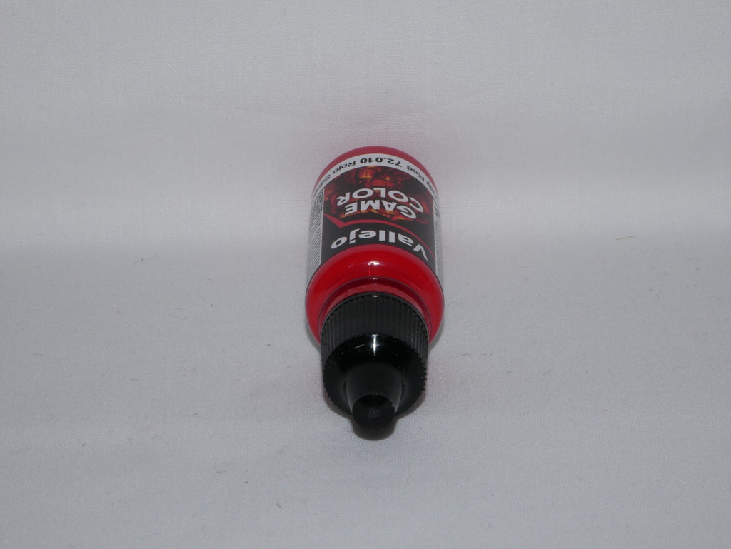 Vallejo Game Color Acrylic Range Bloody Red 18ml/0.6 fl oz Dropper Bottle 72.010