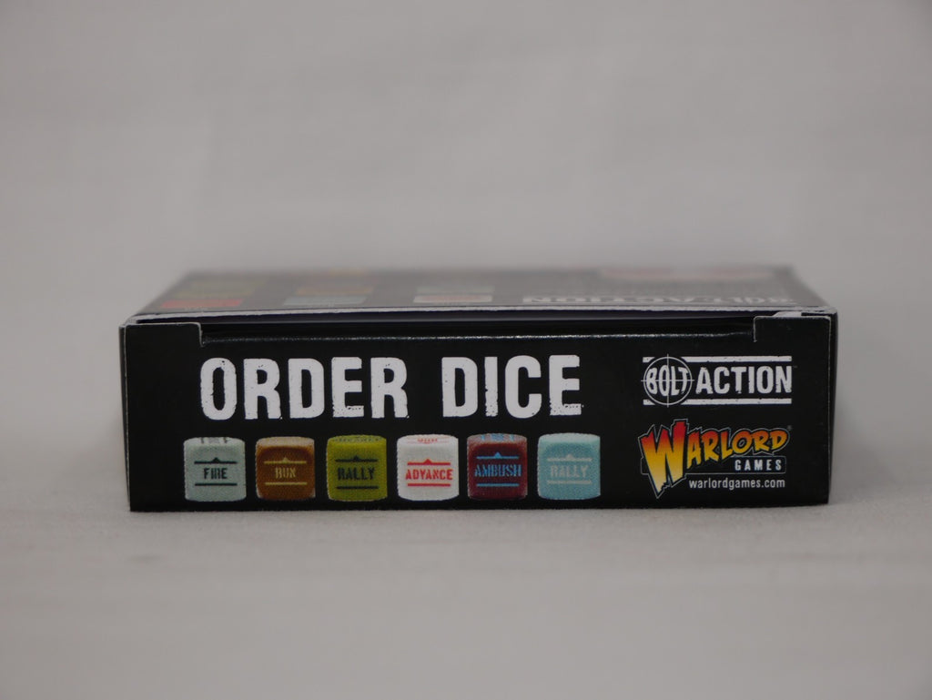 Warlord Games Bolt Action 1:56 Scale 12x Grey Coloured Order Dice - (402616008)