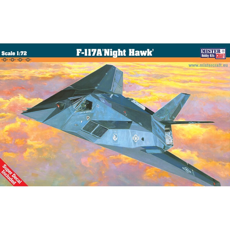 MisterCraft Hobby Kits 1:72 Scale (E-05) Lockheed F-117A "Night Hawk" - 050054