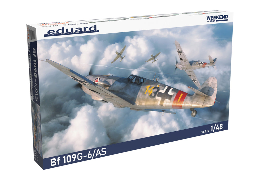 Eduard 1:48 Scale WWII Messerschmitt Bf 109G-6/AS Weekend Edition Kit - 84169