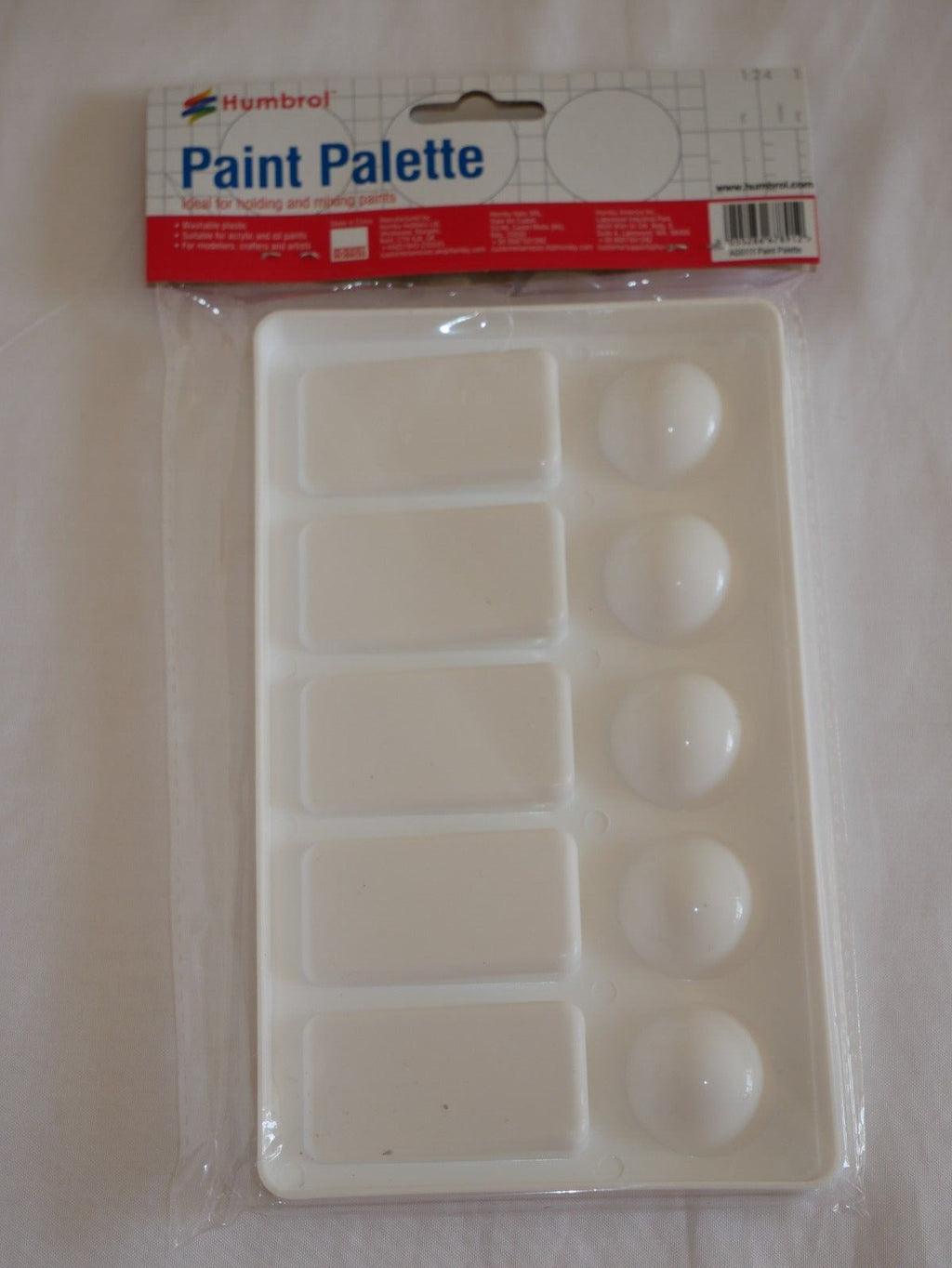 Humbrol Paint Palette For Wargaming & Hobby Painting (10 Paint wells) - AG5111