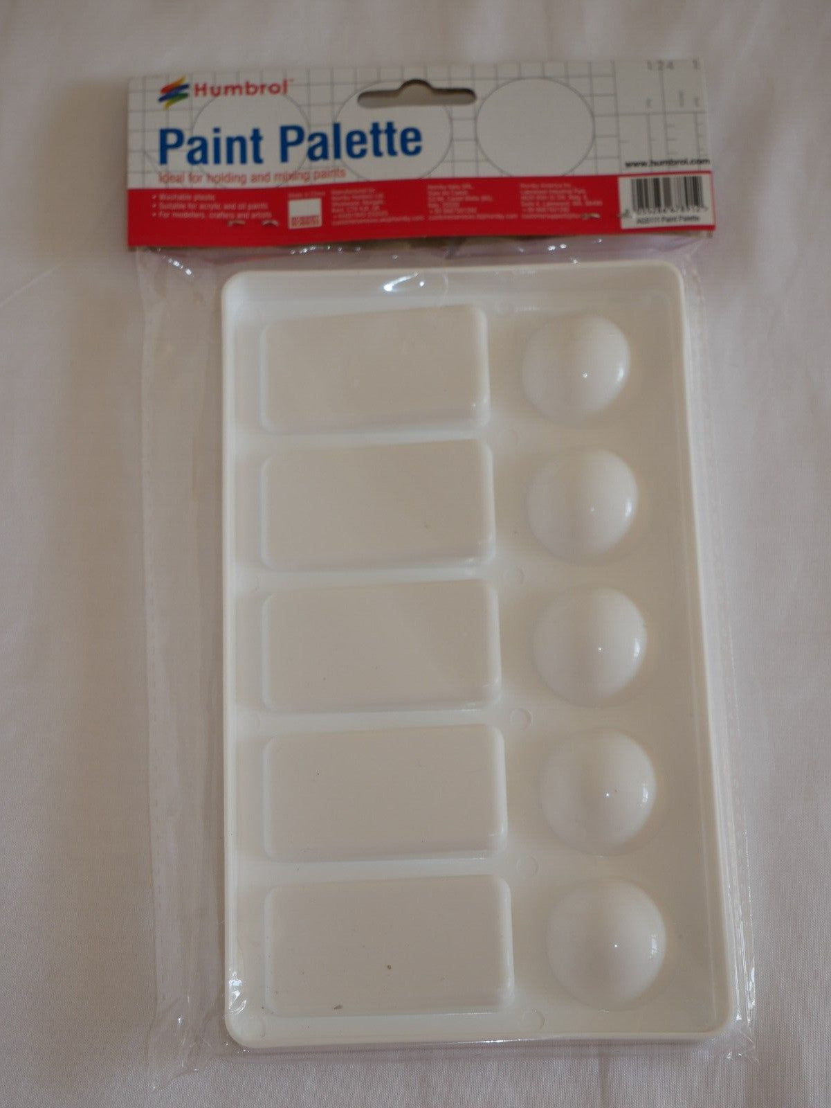Humbrol Paint Palette For Wargaming & Hobby Painting (10 Paint wells) - AG5111