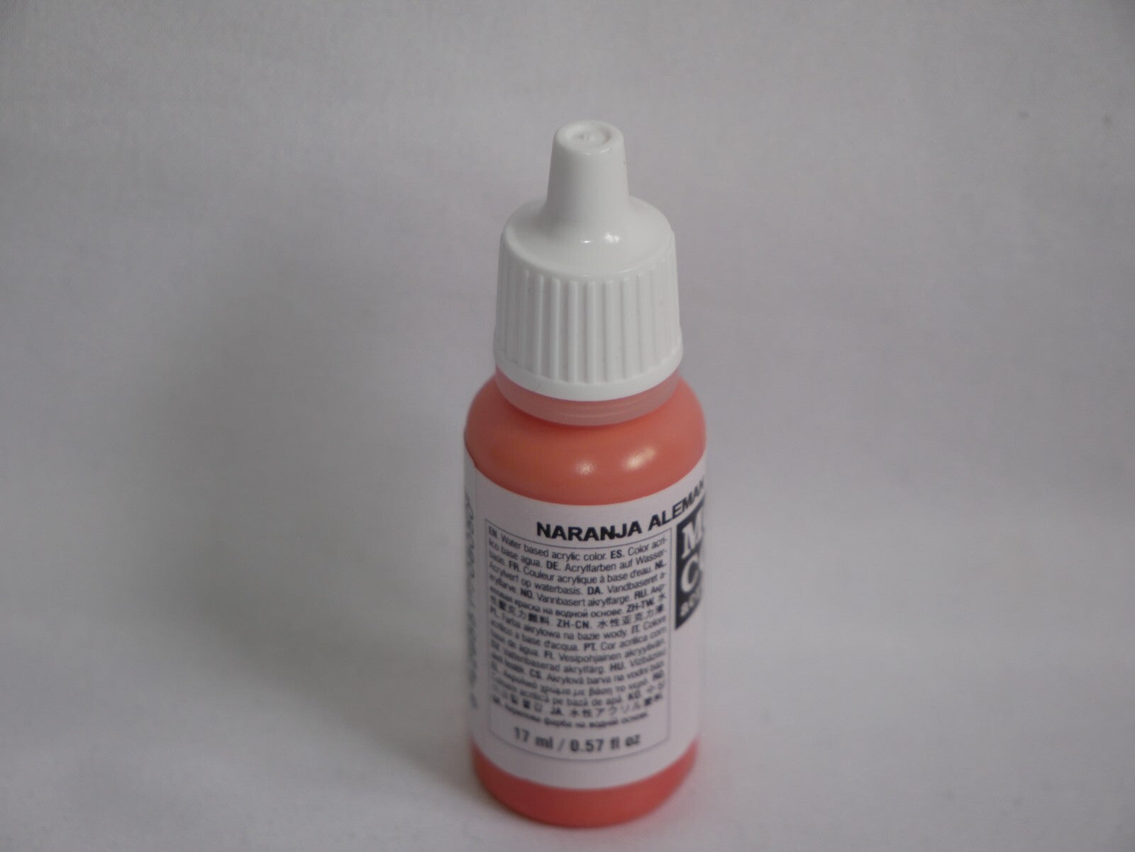 Vallejo Model Color German Orange Acrylic 17ml/0.57 fl oz Dropper Bottle 70.805