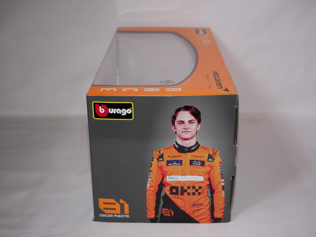 Burago 1:24 McLaren MCL38 Miami Grand Prix 2024 No.81 Oscar Piastri - #18-28040P