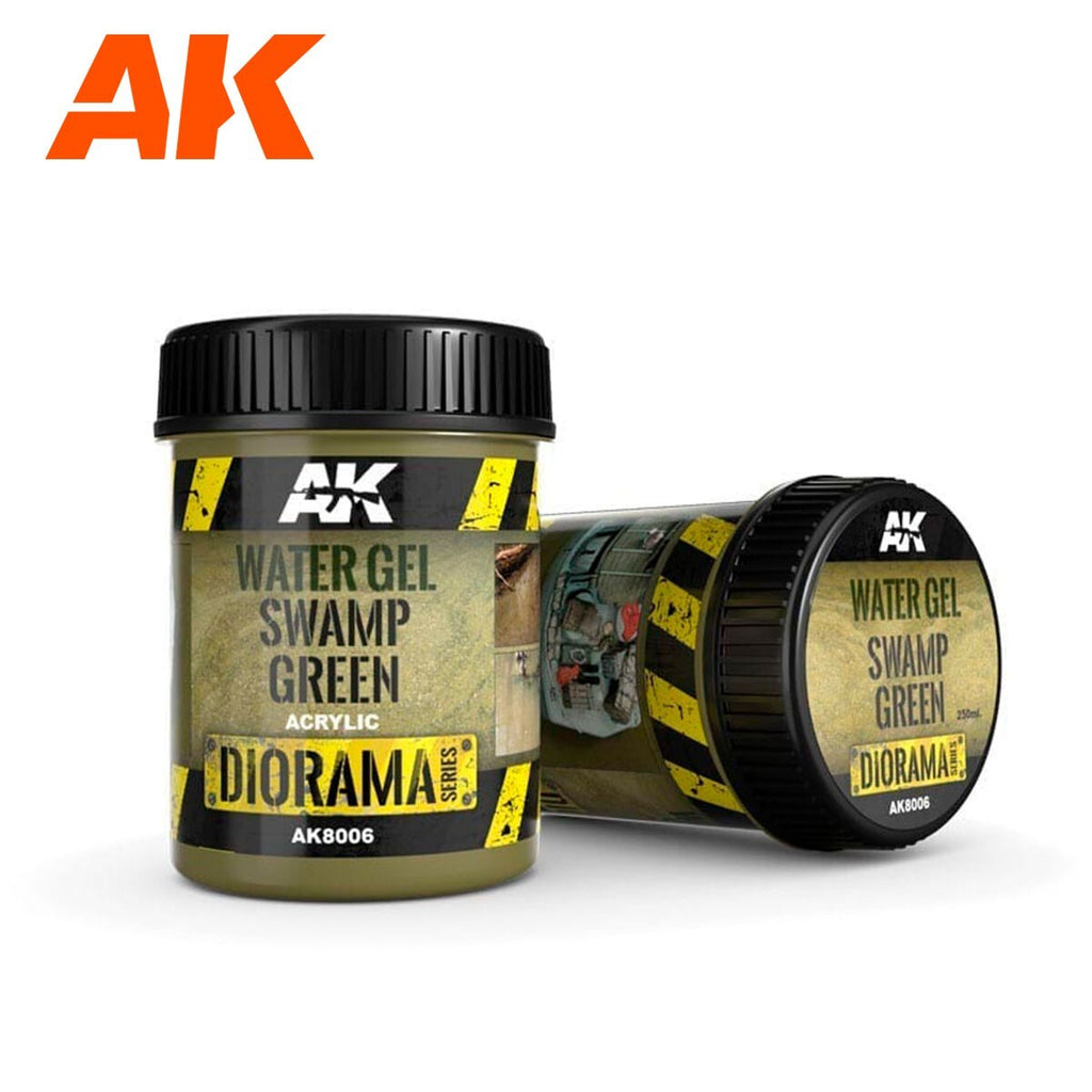 AK Interactive Diorama Series Green Swamp Water Gel Acrylic 250ml Tub - AK8006