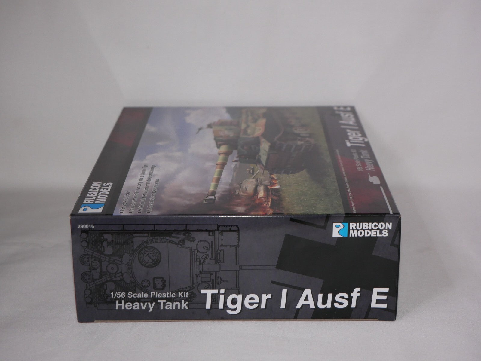 Rubicon Models 1:56 (28mm) Scale WWII German Tiger I Ausf E Heavy Tank - 280016