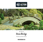 Warlord Games Bolt Action 1:56 Scale Single Arched Stone Bridge Set - WG-TER-40