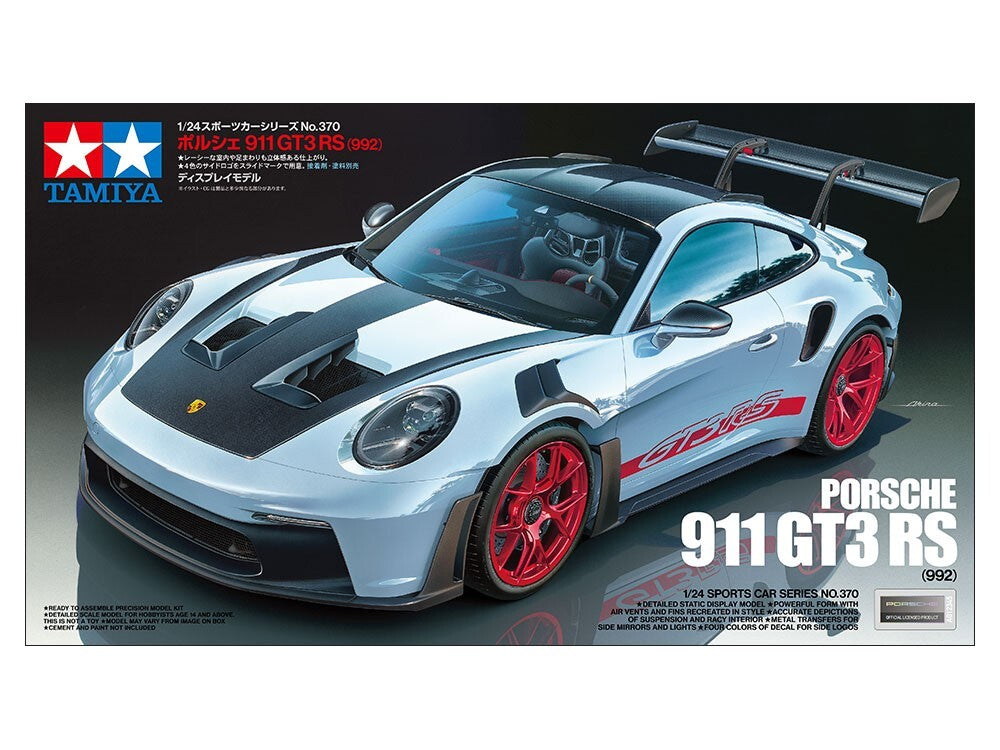 Tamiya 1:24 Scale Sports Car Series No.370 Porsche 911 GT3 RS (992) - 24370