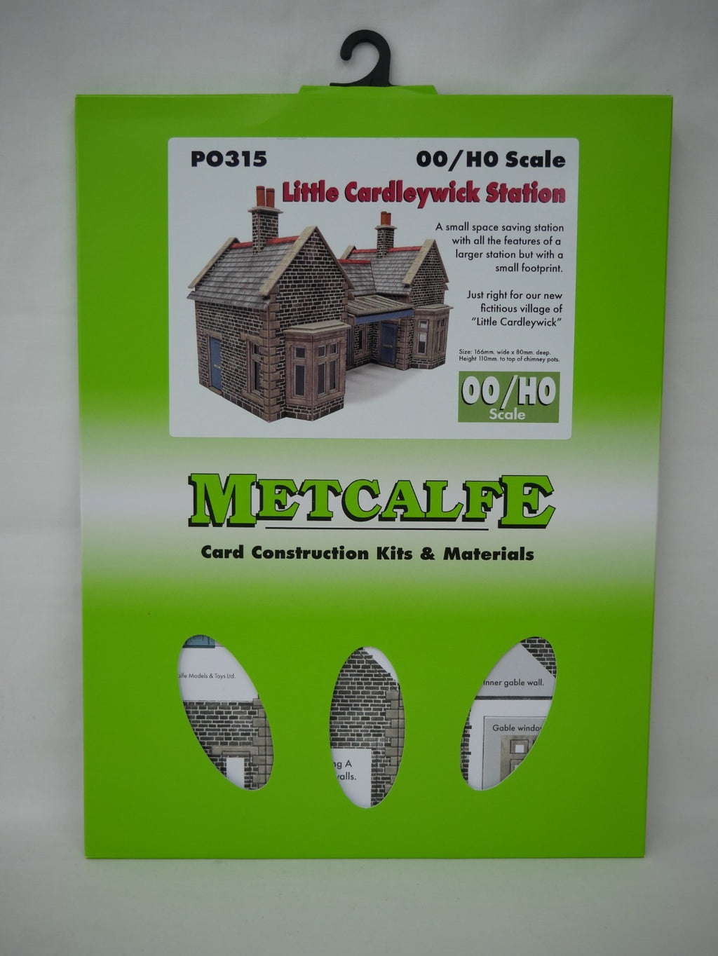Metcalfe Card Construction Kits OO/HO Scale Little Cardleywick Station - PO315