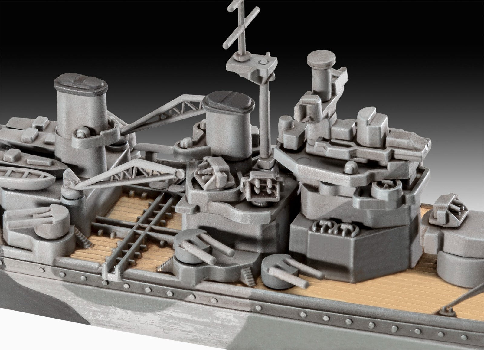 Revell 1:1200 HMS Duke of York WWII UK Battleship Model Kit Skill Level 4 05182