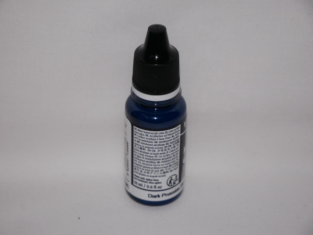 Vallejo Model Color Dark Prussian Blue Acrylic 18ml /0.60 fl oz Dropper - 70.899