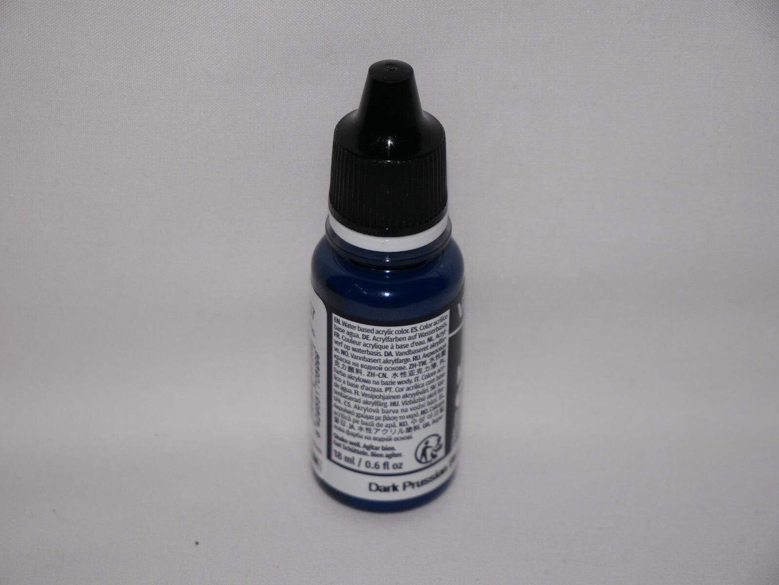 Vallejo Model Color Dark Prussian Blue Acrylic 18ml /0.60 fl oz Dropper - 70.899