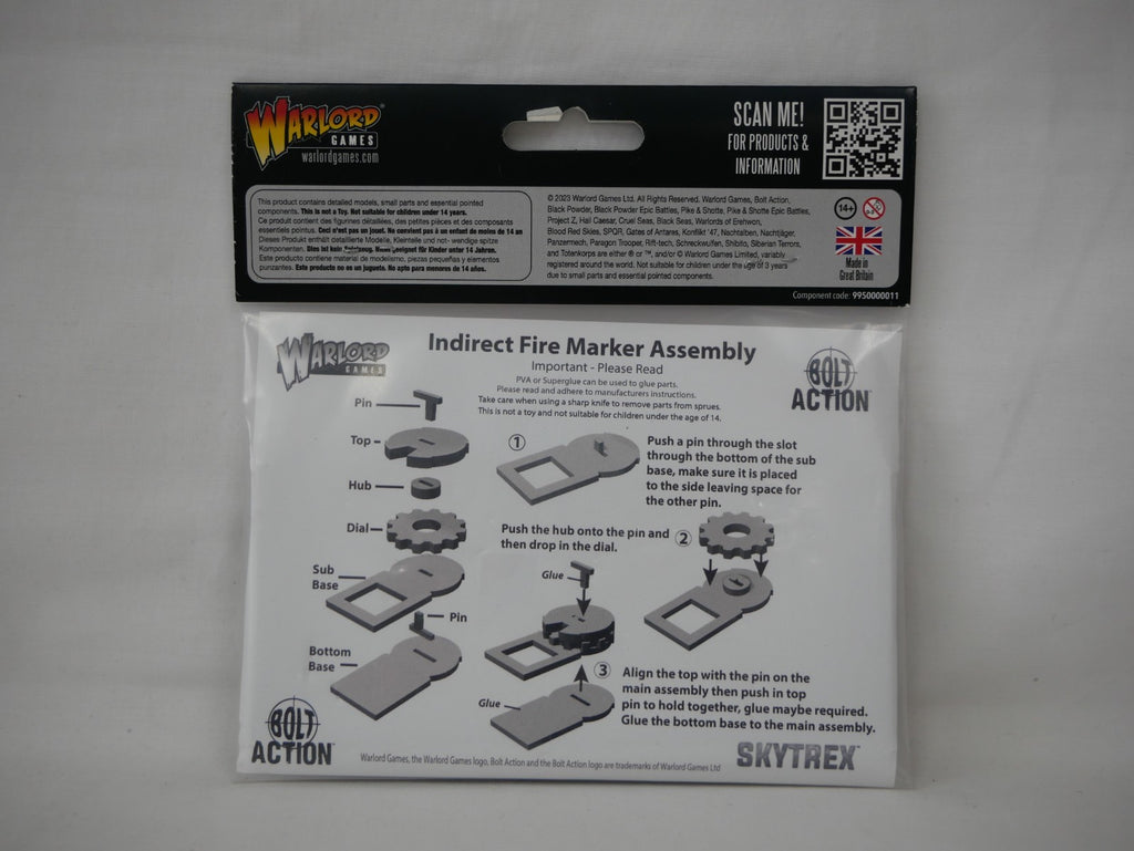 Warlord Games Bolt Action Artillery Zeroing In Markers Great Britan - 408800015