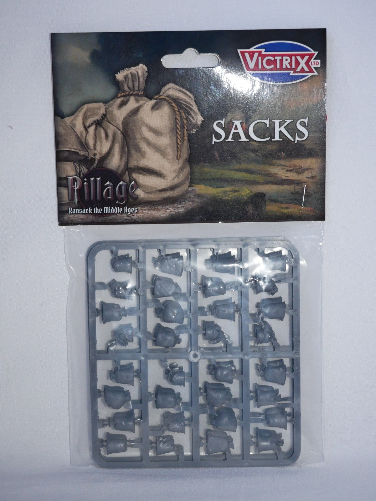 Victrix Ltd Pillage Ransack The Middle Ages 28mm Scale Hard Plastic Sacks VXE010