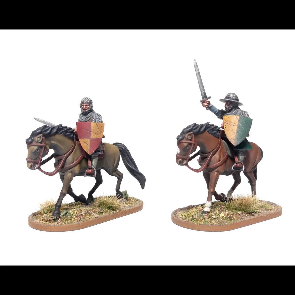 Wargames Atlantic The Barons' War 28mm Mounted Serjeants (1150-1320) - WAAAC005