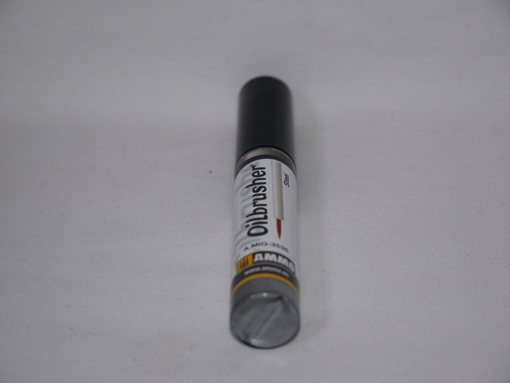 Ammo By Mig Jimenez Oilbrusher Range Steel With Fine Brush Applicator A.MIG-3536
