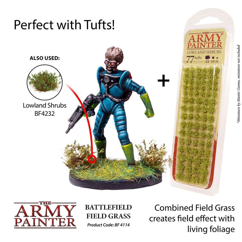 The Army Painter Battlefield Field Grass For Mini Gaming Bases 150ml Tub BF4114