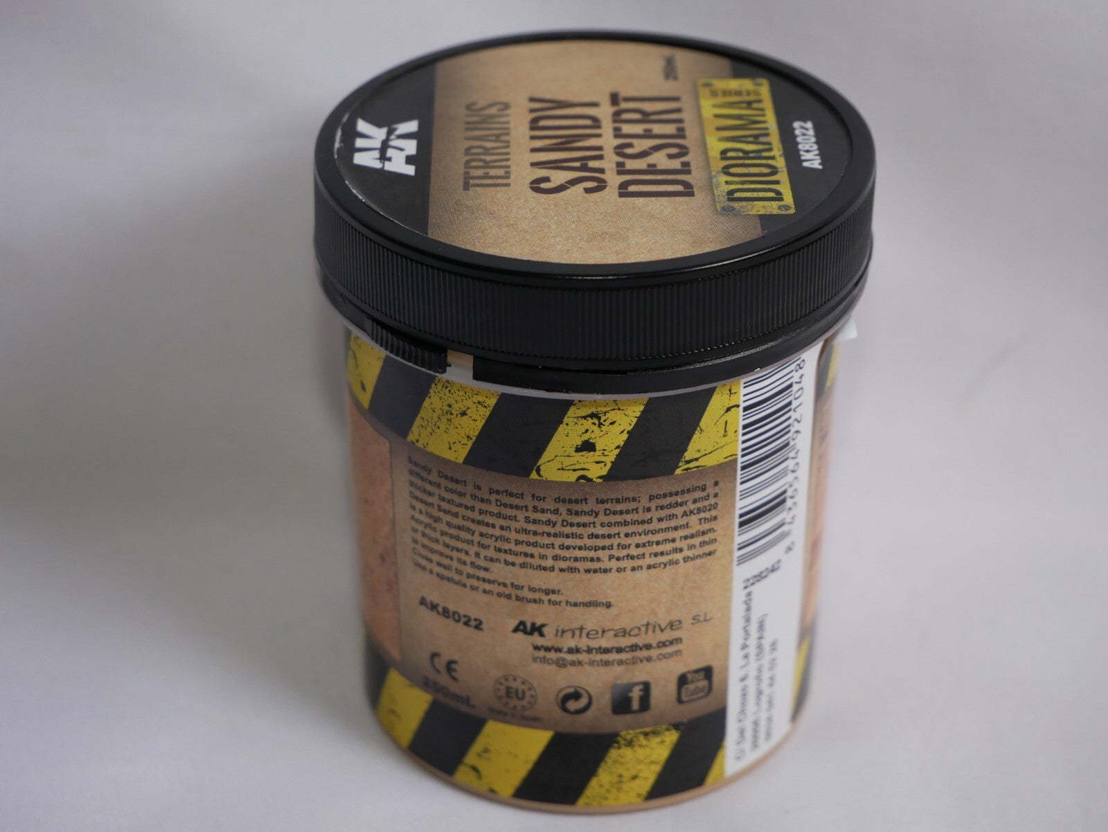 AK Interactive Diorama Terrains Sandy Desert Acrylic 250ml Tub - AK8022