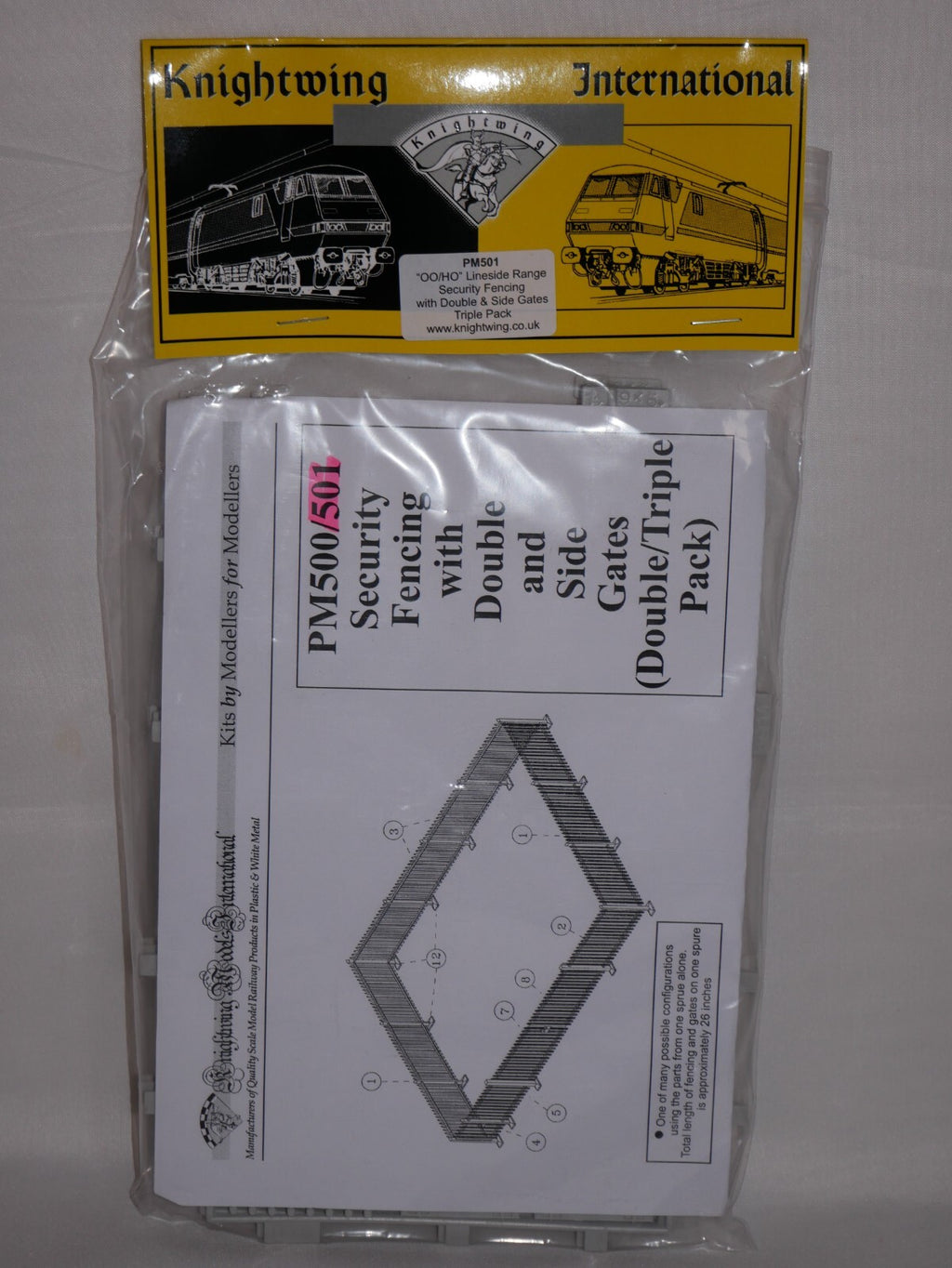 Knightwing "OO/HO" Security Fencing With Double & Side Gates Triple Pack - PM501