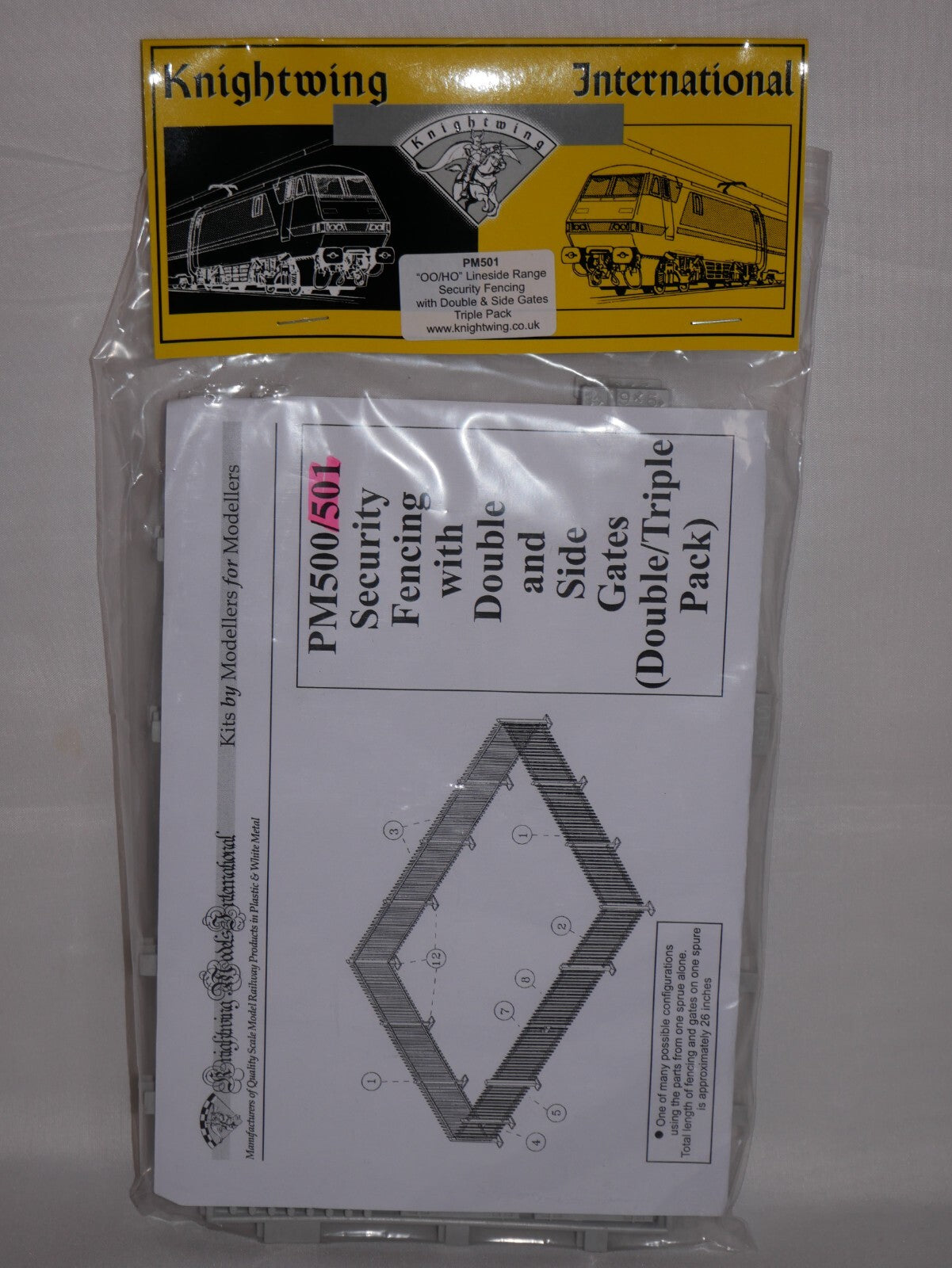 Knightwing "OO/HO" Security Fencing With Double & Side Gates Triple Pack - PM501
