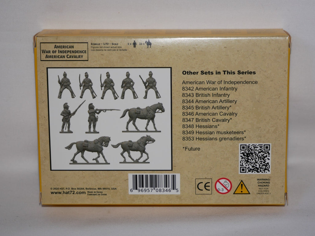Hat Industrie 1:72 Scale American War Of Independence American Cavalry - 8346