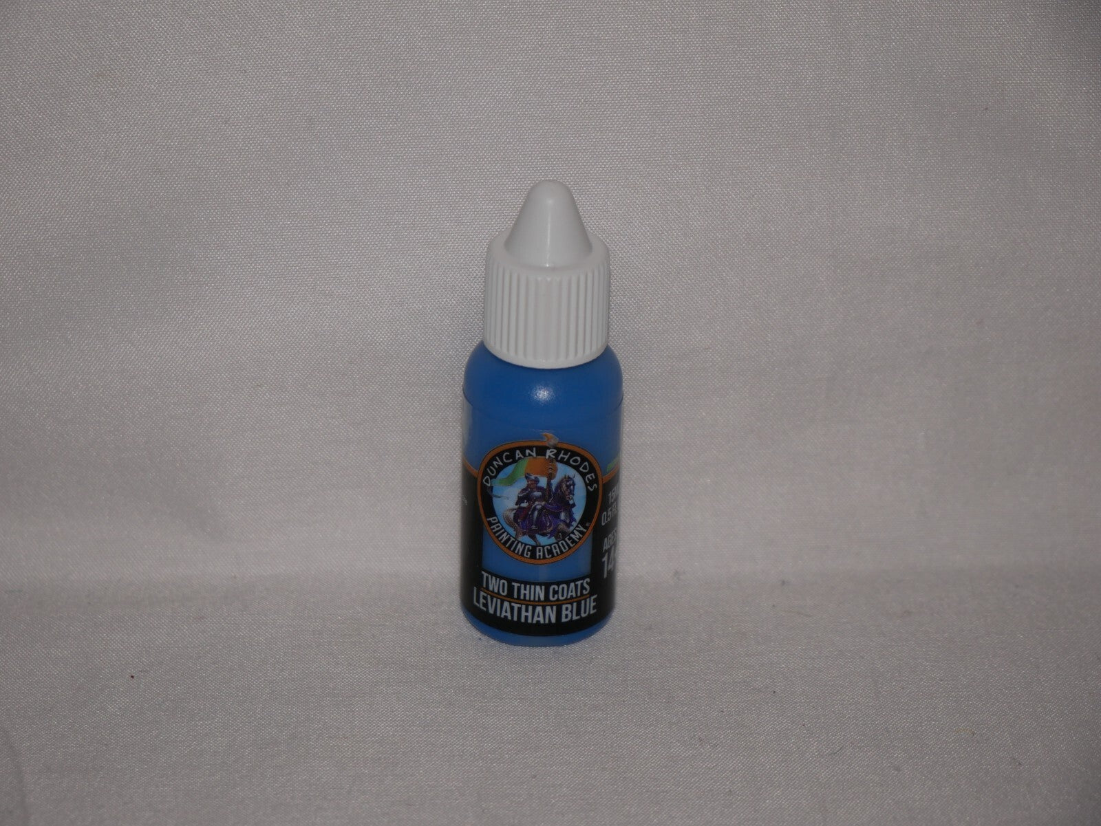Duncan Rhodes Painting Academy 'Two Thin Coats' Leviathan Blue 15ml Bottle 10072