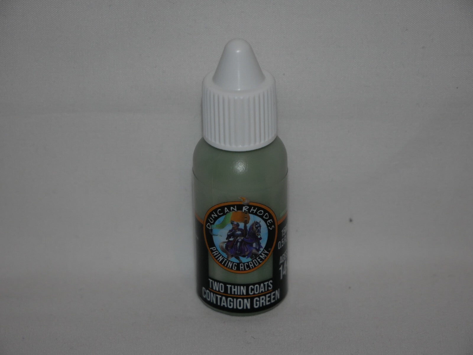 Duncan Rhodes Painting Academy Two Thin Coats Contagion Green 15ml Bottle 10136