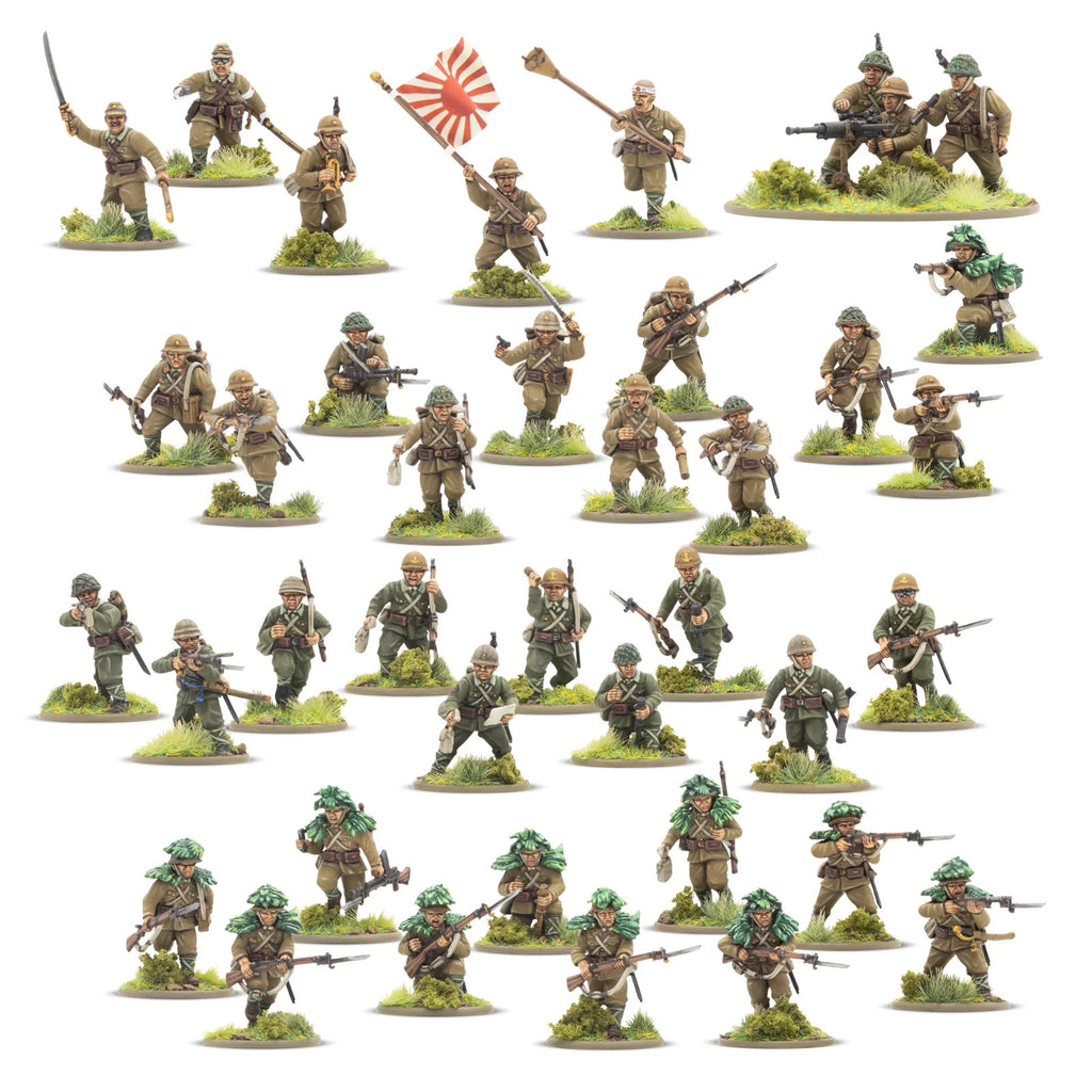 Warlord Games Bolt Action 1:56 Scale Japanese Army Infantry Platoon - 402016003