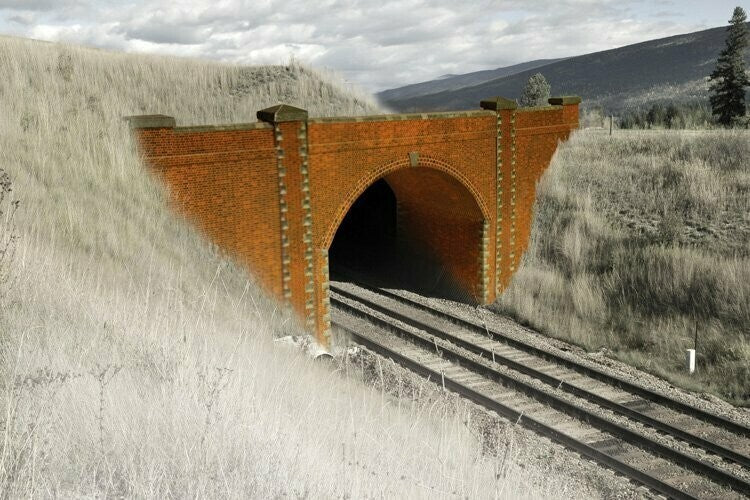 Superquick Model Kits 1:76 Scale Red Brick Bridge Tunnel Scaled For OO/HO SQA14