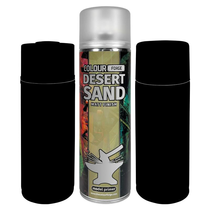 The Colour Forge Desert Sand Matt Finish Model Primer 500ml Aerosol Spray Can