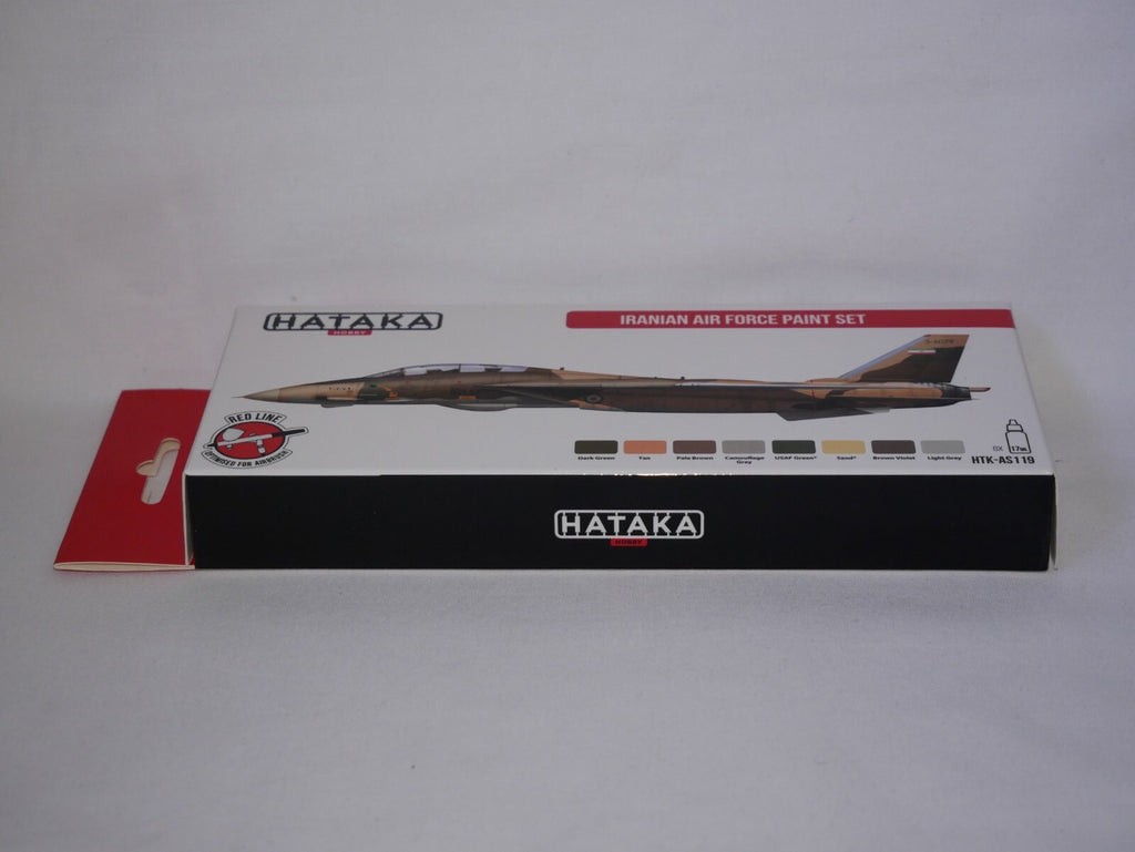Hataka Red Line Optimised For Airbrush Iranian Air Force Paint Set - (HTK-AS119)