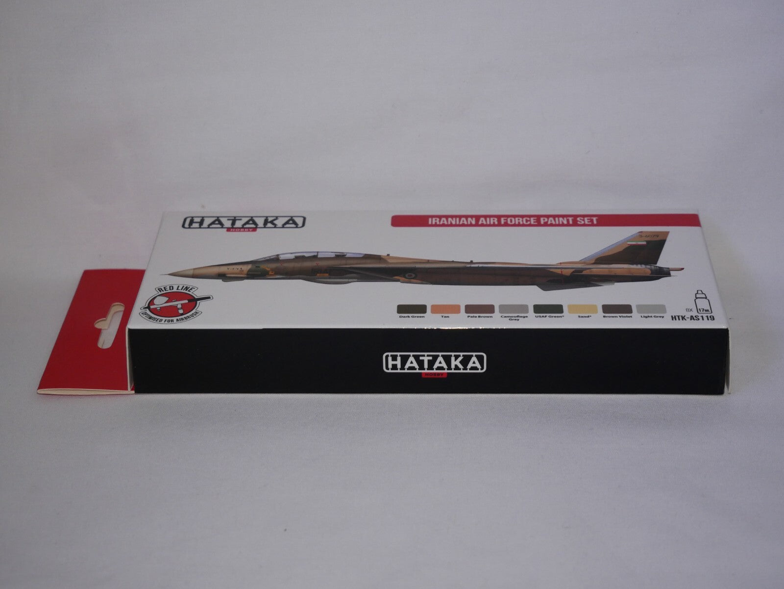 Hataka Red Line Optimised For Airbrush Iranian Air Force Paint Set - (HTK-AS119)